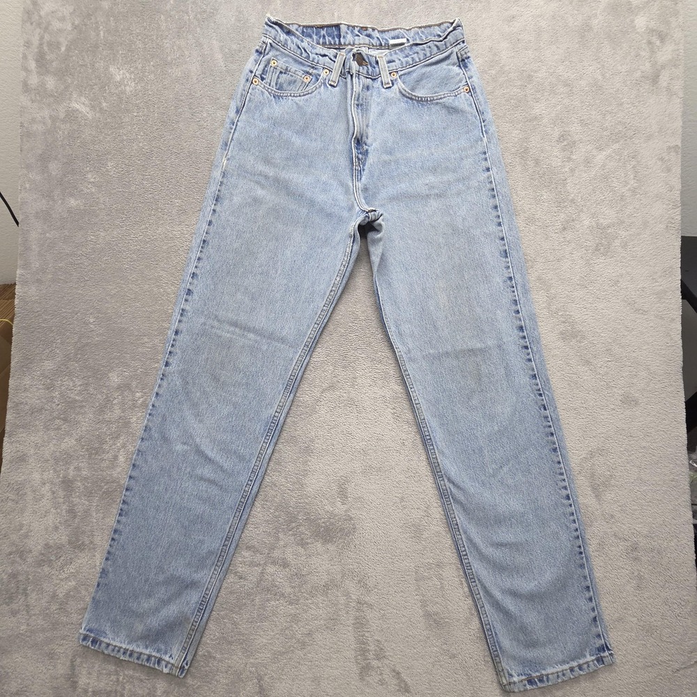 Levis 560 Jeans 11 Long Womens Teen Measured 30x33 Blue Straight